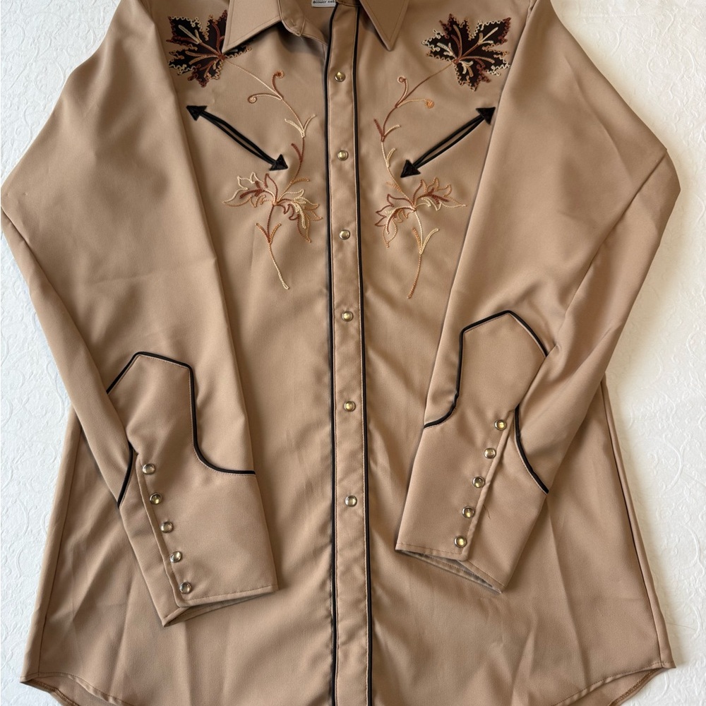 Miller Western Wear Tan Shirt